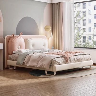 Faux Leather Kid's Bed JUXL118