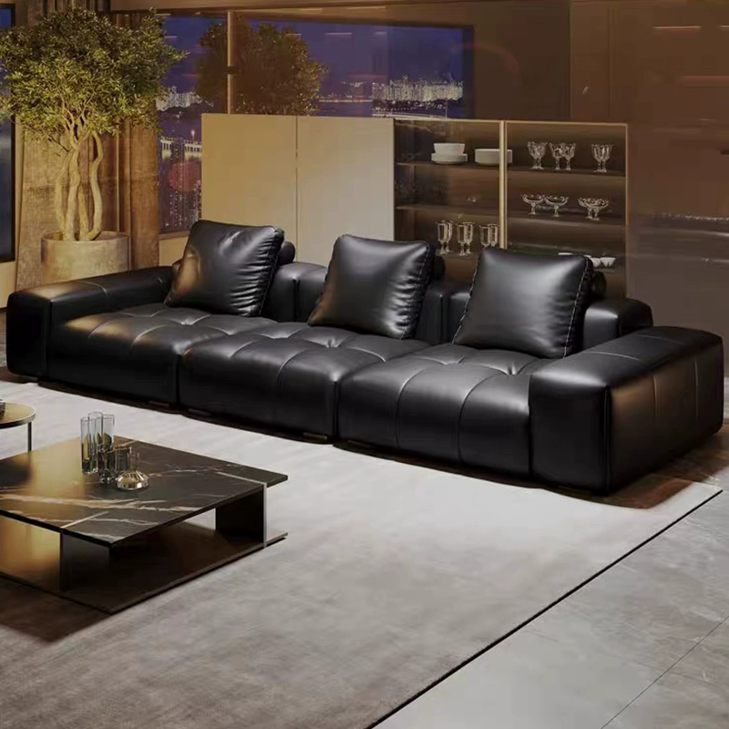 Top-Grain Leather Sofa jujlsj