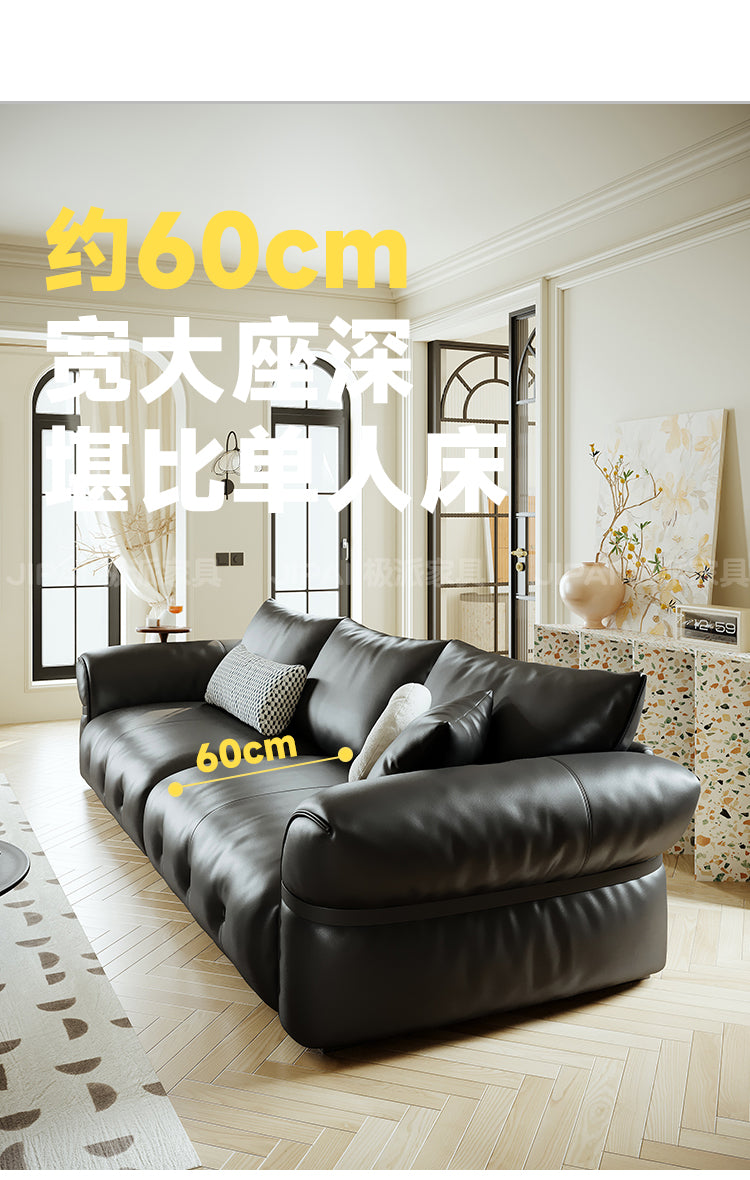 Genuine Leather Sofa JUXMQ985