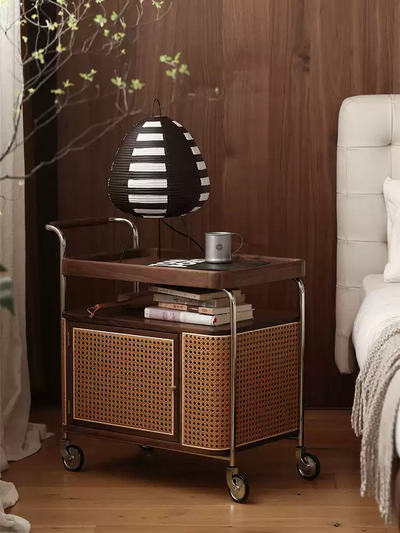 Side Table Bamboo Weaving JUMX1046