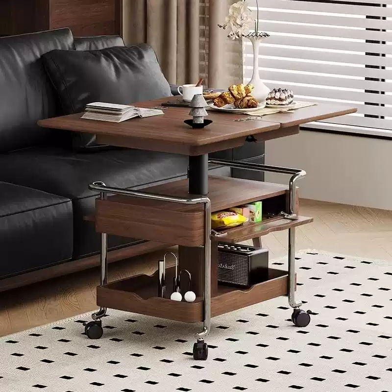 Walnut Flip-Top Side Table JUPYSM