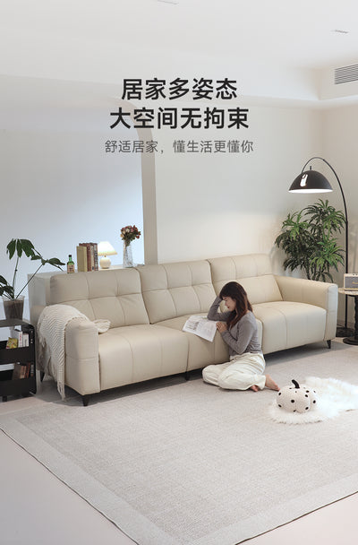 Top-Grain Leather Sofa JULL48
