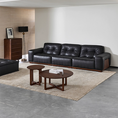Top-Grain Leather Sofa JUDM643A