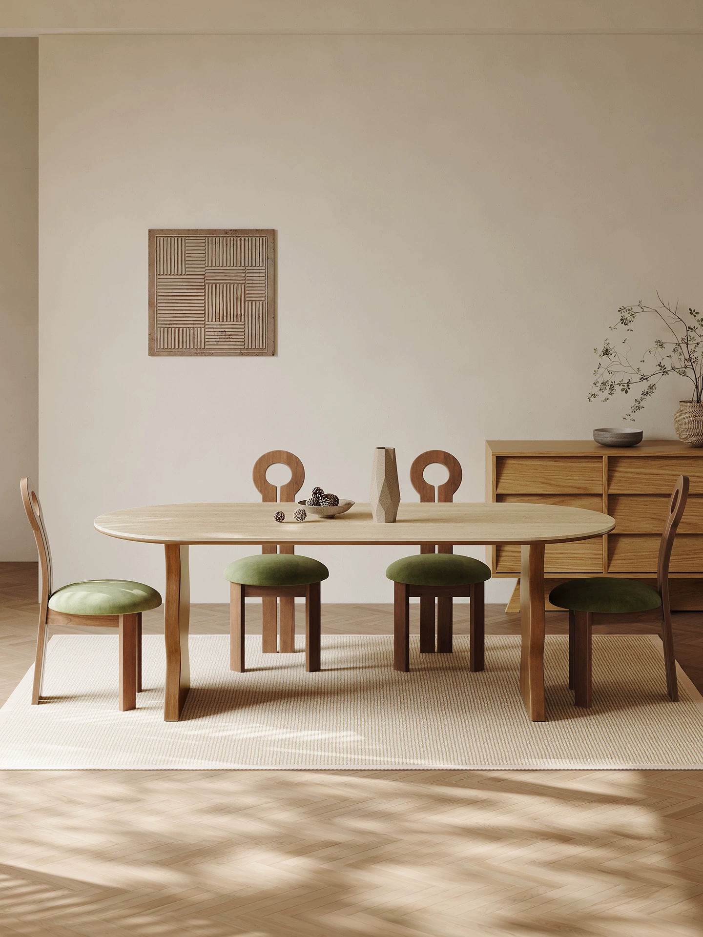 solid wood dining  table JULQMCZ730