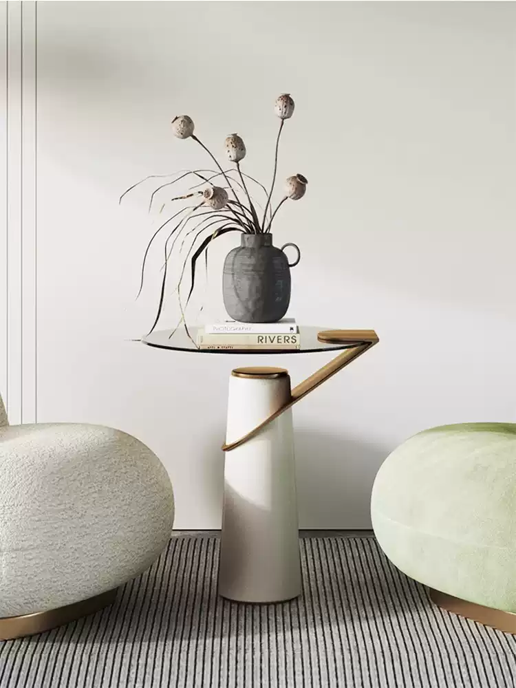 Side Table - Gold-Plated Stainless Steel JUYSG7227
