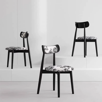 Art-Print Upholstered Dining Chair