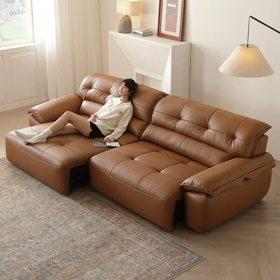 Feature Ecological Genuine Leather Sofa JUES011