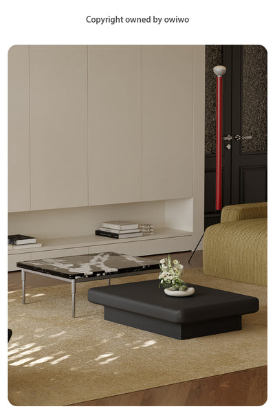 Bulgari Black Luxury Stone Coffee TableCombination JUBY009