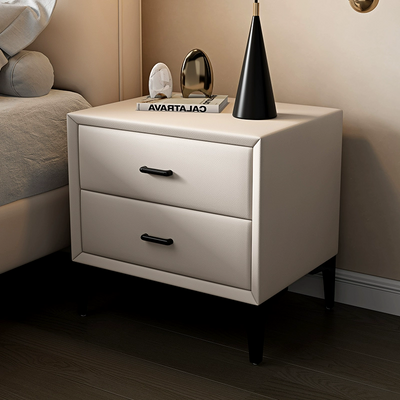 Nordic Two-Drawer Bedside Table