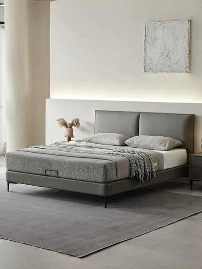 Cat-Scratch Resistant Leather Bed JUMHM967