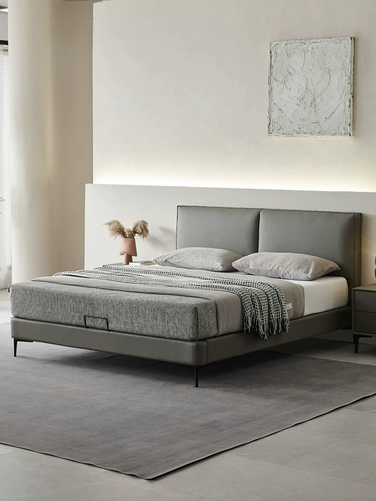 Cat-Scratch Resistant Leather Bed JUMHM967