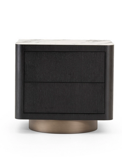 Modern Two-Drawer Nightstand