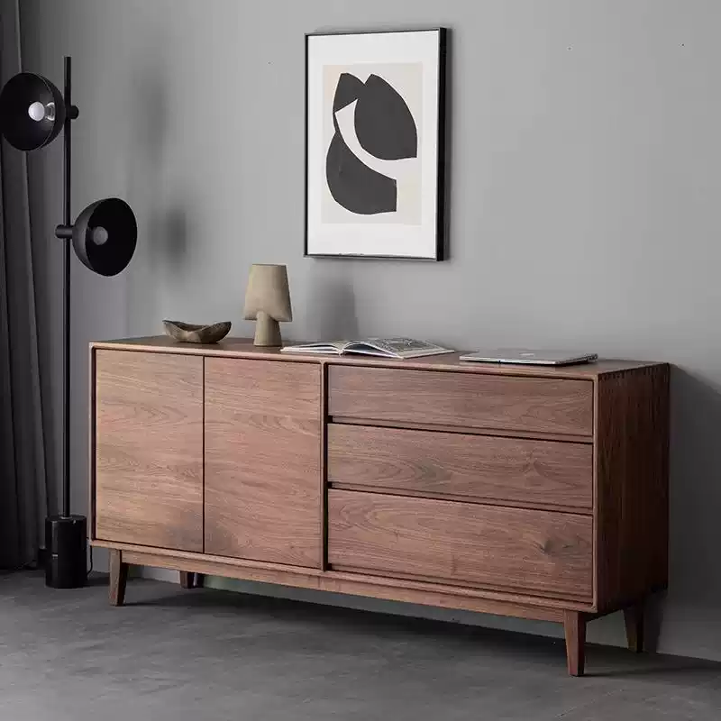 Retro-Inspired Wooden Sideboard