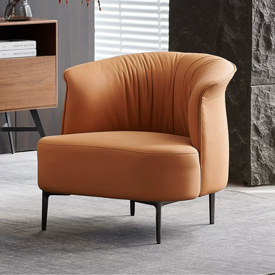 Everly Quinn Cioffi Faux Leather Upholstered Accent Chair