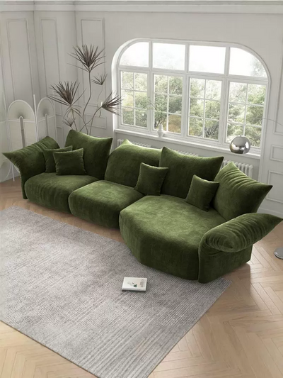 Premium Petal Shaped Soft Fabric Sofa JUJLSJ
