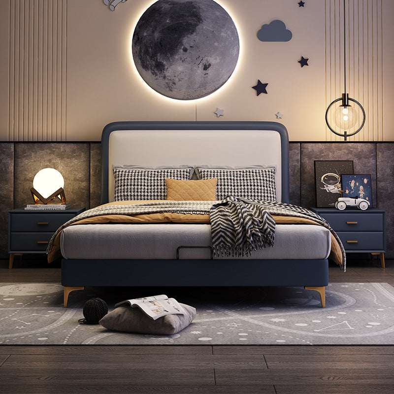 Faux Leather Kid's Bed JUXL278