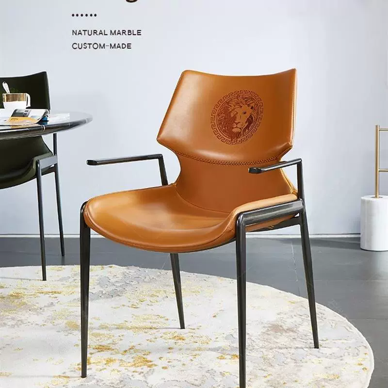 Silicone Leather Dining Chair
