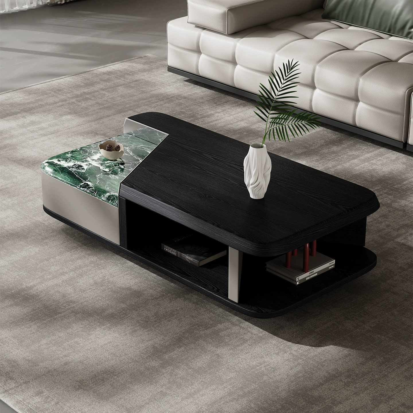 Prada Green Luxury Stone Coffee Table JUBY008