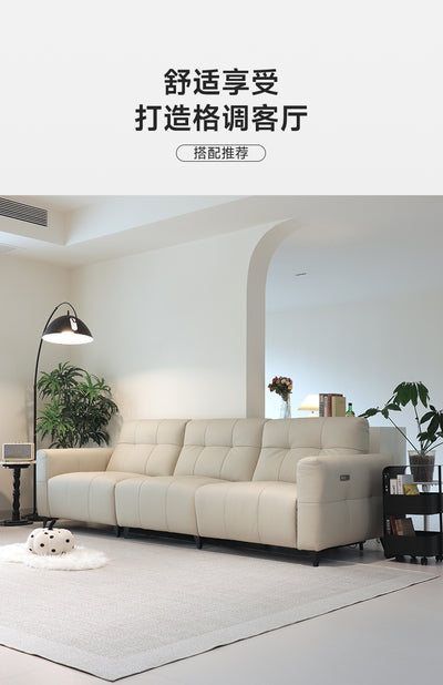Top-Grain Leather Sofa JULL48