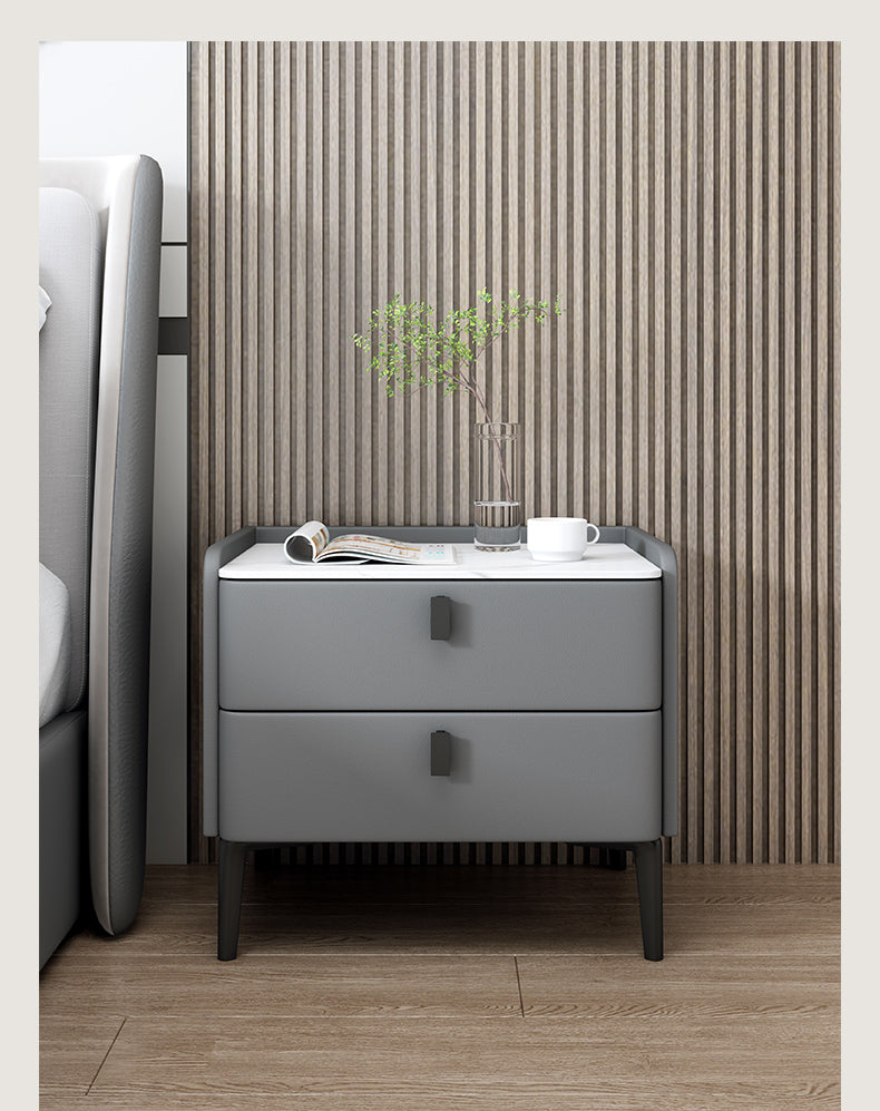 Modern Two-Drawer Nightstand
