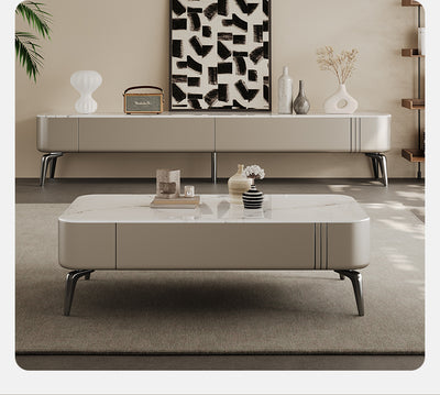 Microcrystalline Stone TV StandCoffee Table