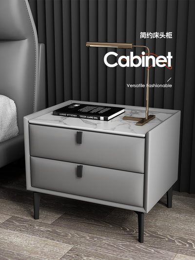 K39A11 - Solid Wood Rock Slab Cabinet