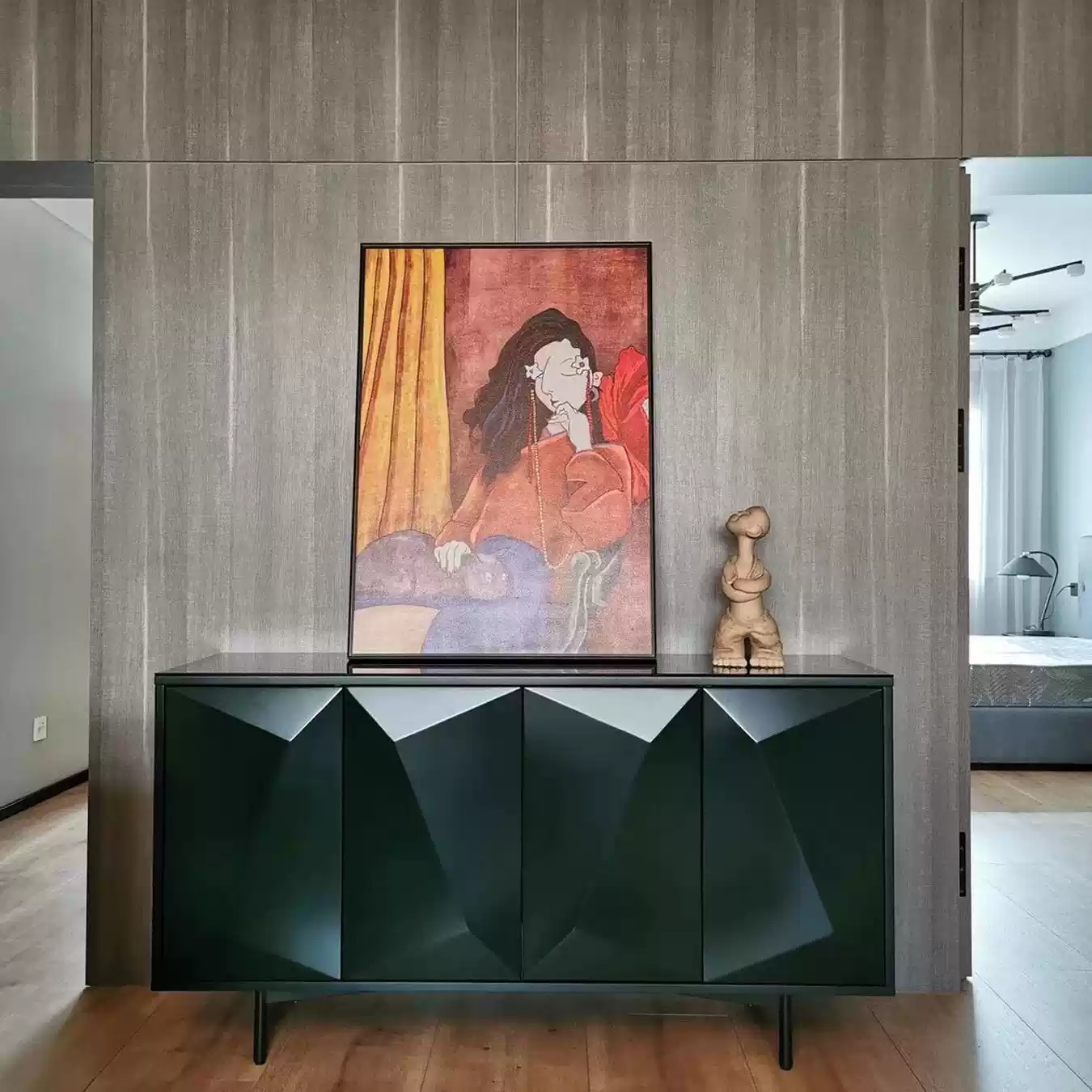 Architectural Black Sideboard
