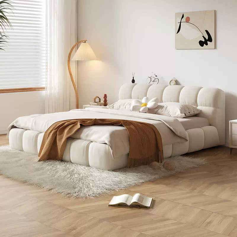 Tech Velvet Fabric Bed JUFK2434