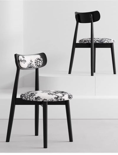Art-Print Upholstered Dining Chair