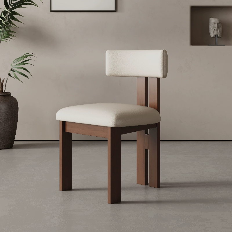 Block-Back Dining Chair