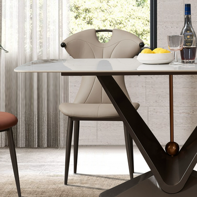 Sculpted-Back Dining Chair