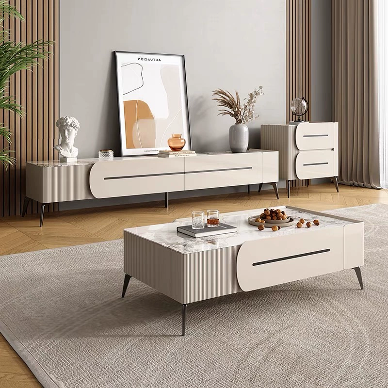 Sintered Stone TV StandCoffee Table