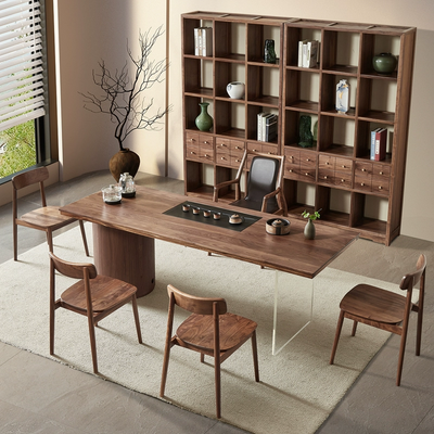 Heritage Wood Tea Table Set