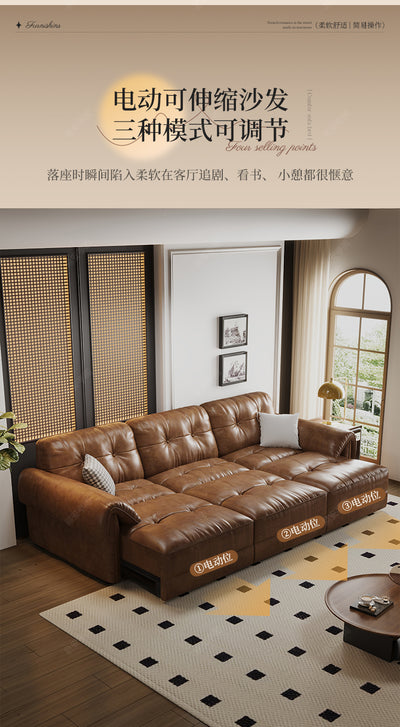 Feature Top-Grain Leather