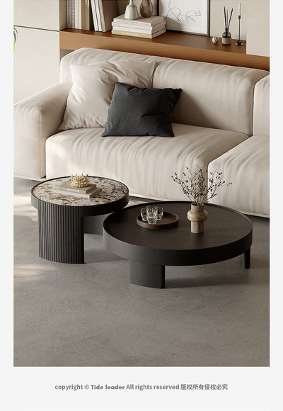 snow Mountain Orchid luxury stone Coffee TableCombination JUBY3026