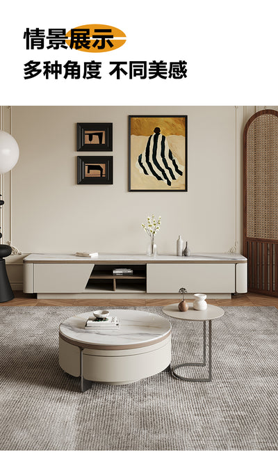 Microcrystalline Stone TV StandCoffee Table