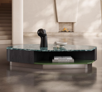Mica Green Luxury Stone Coffee Table JUBY3024