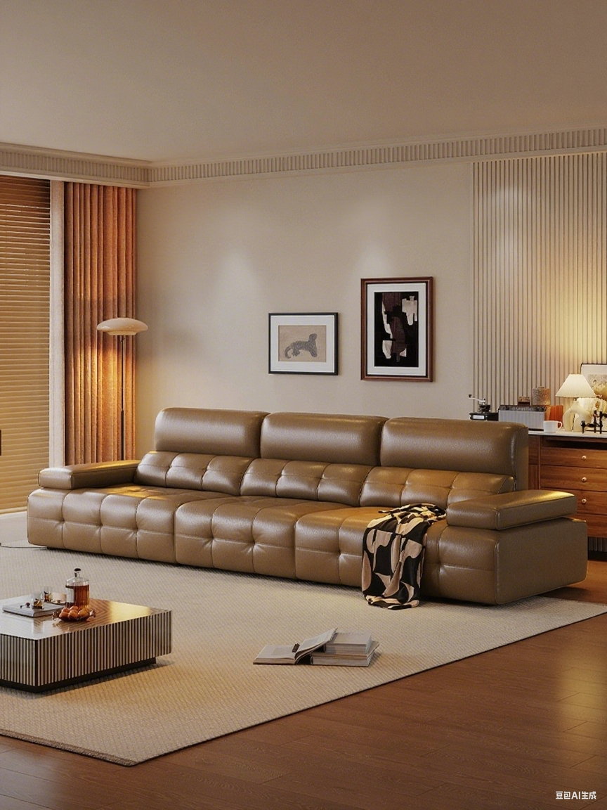Leather Upholstered Sofa JUDS1155