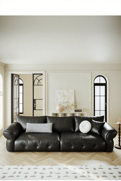 Genuine Leather Sofa JUXMQ985