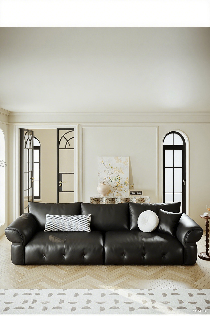 Genuine Leather Sofa JUXMQ985