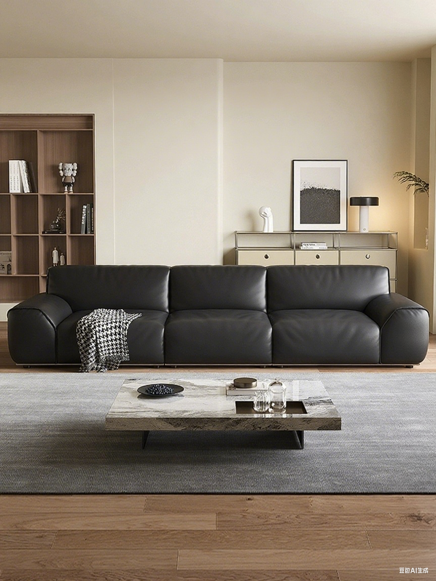 Top-Grain Leather Sofa JUDS1162