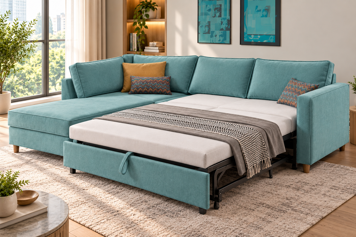 Aqua Luxe Sofa Bed