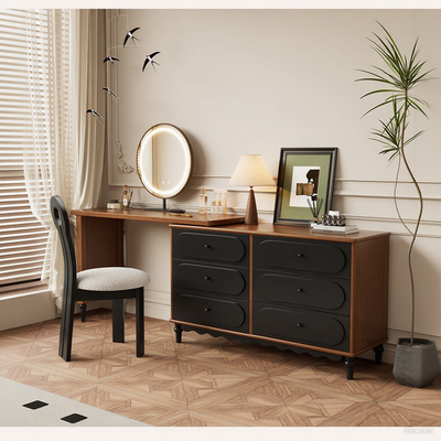 Modern Wood Vanity Table