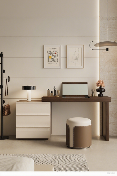Modern Pine Drawer Dressing Table